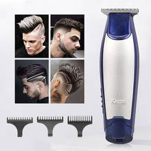 Kemei-máquina de cortar cabelo elétrica masculina, para cortar cabelo, barbeiro, profissional, ferramenta para corte 2024 - compre barato
