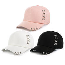 Sombrero de Sol para mujer, gorra de béisbol a la moda con anillos, gorra de bola de Hip-Hop de verano para exteriores, gorras de protección solar Unisex, gorras Snapback 2024 - compra barato