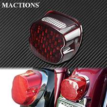 Luz trasera de freno LED roja para motocicleta, lámpara de luz de matrícula para Harley Dyna Low Rider Touring Electra Glide Sportster Softail 2024 - compra barato
