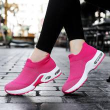 New Arrival Women Casual Shoes Slip On Ladies Sneakers Air Cushion Woman Shoes Breathable Mesh Female Flats Footwear Size 35-42 2024 - buy cheap