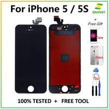 For iPhone 5s 5Gs LCD Display Touch Screen Digitizer Assembly Replacement Parts + Free 2 Gifts For iPhone5s 4.0" LCDs Screen 2024 - buy cheap