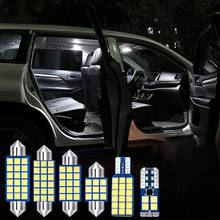 Kit de bombillas LED para Interior de coche, luz de lectura de cúpula, lámparas de maletero, 2 piezas, sin errores, para MG 3 MG3, 2012, 2013, 2014, 2015, 2016, 2017 2024 - compra barato