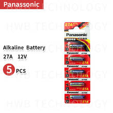 Аккумулятор Panasonic 27A A27 12 В с сигнализацией, ячейки для сухой щелочной батареи 27AE 27MN, автомобильный пульт дистанционного управления, игрушки, ... 2024 - купить недорого