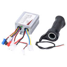 36V 500W Electric Bike Brushed Speed Controller with Throttle Grip Set for Electric Scooter/Tricycle DIY Refitment Kit 2024 - buy cheap