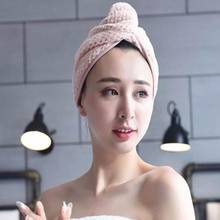 Shower Cap Microfiber Hair Quick Drying Dryer Towel Bath Wrap Cap Quick Hat Turban Dry Shower Cap Hair Bonnet 2024 - buy cheap