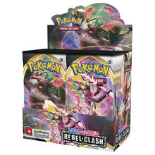 324Pcs Pokemon Cards TCG: Sword & Shield Rebel Clash Booster Box Collectible Trading Card Game 2020 Newest Kids Toys 2024 - buy cheap