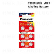 6pc 100% Genuine wholesale PANASONIC LR54 189 AG10 L1131 SR1130 G10 V10GA 389 Alkaline Button Cell Coin Battery Free Shipping 2024 - buy cheap