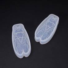 Crystal Epoxy Cicada Shape Silicone Mold DIY Handmade Jewelry Pendant Mould Making Tool 2024 - buy cheap