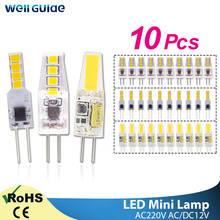 10PCS led bulb g4 cob 3W Light Bulb AC 220V AC12V led g4 lamp SMD2835 Spotlight Chandelier Lighting Replace 30w 40W Halogen Lamp 2024 - buy cheap