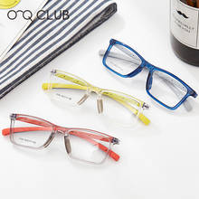 O-Q CLUB Kids Glasses Frame Flexible Comfortable TR90 Silicone Eyewear  Myopia Optical Eyeglasses Square Glasses Frames 2506 2024 - buy cheap