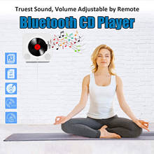 White Bluetooth CD Music Player Wall Mountable FM Radio USB TF AUX Input 2024 - buy cheap