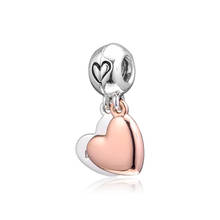 Mother & Daughter Love Dangle Charm Authentic 925 Silver Jewelry Fits European Charms Bracelets DIY Beads For Jewelry Making 2024 - buy cheap