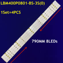 LED Backlight Strip 8 Lamp For Hisense 40'' TV LBM400P0801-BS-3S(0) LED40K160JD LED40K300U LED40K5100U LED40EC520UA HD400DU-B31 2024 - buy cheap