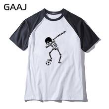 Gaj-camiseta hip-hop com caveira para homens e mulheres, unissex, estilo hip hop, slevee, urbana, roupa de beisebol, # 633j, 2019 2024 - compre barato