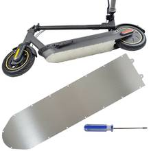 Chasis de patinete eléctrico, cubierta inferior de batería de armadura de placa protectora de Metal de protección de aluminio para Ninebot Max G30 2024 - compra barato