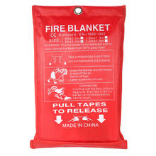 1M x 1M Sealed Fire Blanket Home Safety Fighting Fire Extinguishers Tent Boat Emergency Survival Fire Shelter Safety Cover 2024 - buy cheap