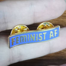 Broche feminista af mostrar ao mundo como acordou você está com este fabuloso pino de esmalte de justiça social 2024 - compre barato