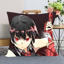 New Akame ga kill Akame Pillowcase Wedding Decorative Pillow Cover Custom Printed Soft Satin Fabric Pillow Cases Not Fade 2024 - buy cheap
