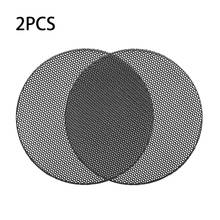 Сетчатый Чехол для автомобильного аудио, декоративный круглый металлический чехол для динамика, 2 шт., 1 "/2"/2,5 "/3"/3,5 "/4"/5 "/6"/8 "сетчатая решетка защита 2024 - купить недорого