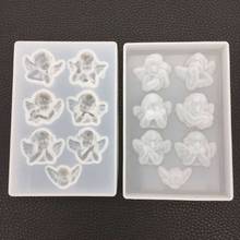 Little Angel Shape Silicone Mold For Resin DIY Clay UV Epoxy Resin Molds Pendant Jewelry Tools Mould 2024 - buy cheap