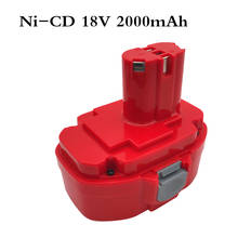 Перезаряжаемый Ni-CD аккумулятор для электроинструмента MAKITA 2000 1822-5 192826-3 PA18 18 в 192827 Ач мАч 2024 - купить недорого