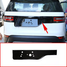 Car-Styling Rear Tail Gate License Decoration Trim Glossy Black ABS For Land Rover Discovery 5 LR5 L462 2017-20 Car Accessories 2024 - buy cheap