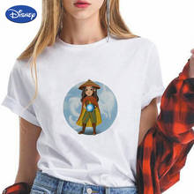 Camiseta de manga corta con diseño de Raya de dragón para mujer, remera de Disney con diseño de Raya, Top Harajuku europeo de gran tamaño, moda de verano, 2021 2024 - compra barato