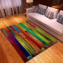 Tapetes de flanela decorativos 3d para casa, moderno, sala de estar, quarto, crianças, engatinhar 2024 - compre barato