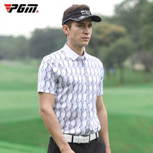 Nova roupa para golf pgm 2020, camiseta de manga curta masculina com estampa de algodão casual, camiseta respirável de secagem rápida para homens 2024 - compre barato