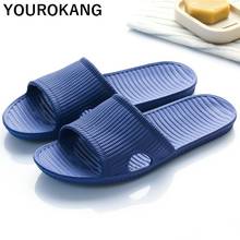 Summer Men Home Slippers Plastic Male Beach Shoes Non-slip Indoor EVA Lightweight Bathroom Slippers Cheap Sandals Soft Slides 2024 - buy cheap