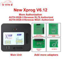 Новейший XPROG V6.12 Add New Authorization X-PROG M металлическая коробка XPROG-M ECU Программатор инструмент X Prog M V6.12 Полный Адаптеры 2024 - купить недорого
