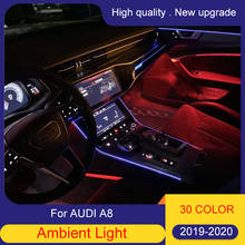 30 /21 color LED ambient light lamp For Audi A8 D5 2019-2020 ambient lamp lights for C7/PA A6L/A7 interior atmosphere light 2024 - buy cheap