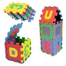 Mini esteras de rompecabezas de espuma EVA para niños, 36 piezas, letras del alfabeto, números, suelo suave, 3D estera de bebé, juguetes educativos 2024 - compra barato