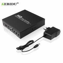 KEBIDU Full HD 1080P цифровой SCART конвертер высокой четкости видео конвертер ЕС/США адаптер питания для HDTV HD 2024 - купить недорого