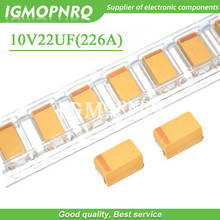 20pcs A 3216 22uF 10V 226A SMD tantalum capacitor 10V22UF capacitance New original IGMOPNRQ 2024 - buy cheap