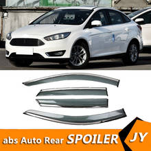 Visera de ventana para FORD Focus, protector Deflector de sol y lluvia, accesorios para coche, 4 unids/set por juego, 2015-2018 2024 - compra barato