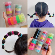 50/100PCS/Set Basic Elastic Girls Colorful Hair Bands Cute Ponytail Holder Kids Scrunchies Rubber Band Fashion Hair Accessories 2024 - buy cheap