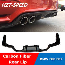 F80 F82 3D стиль углеродное волокно задний бампер для губ авто задний диффузор для BMW F80 F82 M3 M4 серии 2024 - купить недорого