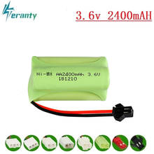 Bateria nimh de 3.6v e 2400mah para brinquedos rc, bateria recarregável de 700 v para carros e barcos 2024 - compre barato