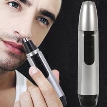 Portable Electric Nose Hair Trimmer Shaving Beard Remove Clipper Safety Face Care Fine Tune Noses And Ear Trimmer for Men Women 2024 - buy cheap