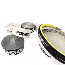 Powerti-empuñaduras de tenis de 2 piezas, cinta protectora de sobregrip de PU, pegatina de fricción de raqueta de tenis/raqueta de Squash/playa, 5M 2024 - compra barato