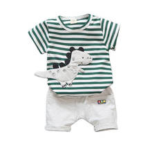 New Summer Baby Boys Girl Fashion Clothes Children Cartoon T-Shirt Shorts 2Pcs/sets Infant Cotton Costume Kids Casual Sportswear 2024 - buy cheap
