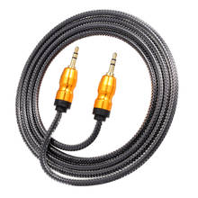 3,5 мм Джек вспомогательный стерео аудио кабель со штыревыми соединителями на обоих концах для подключения для телефона автомобиля Ноутбук Audio eXtension Cord 2024 - купить недорого