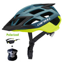 CAIRBULL-Casco de Ciclismo ultraligero de seguridad para hombre, protector de cabeza para bicicleta de montaña y Casco de Bicicleta de carretera, modelo Allride In-mold 2024 - compra barato