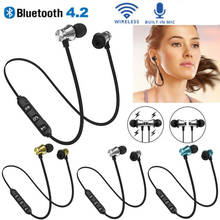 Sport Bluetooth Earphones stereo music wireless headphone earphone for phone Magnetic Headset headphone with Microphone 2024 - buy cheap