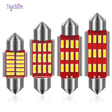 Bombilla LED de lectura para coche, luz de estacionamiento Interior de matrícula, C5W, C10W, feston 100, 12SMD, 31/36/39/41mm, tipo CAN bus para coche, 12V, 4014 Uds. 2024 - compra barato