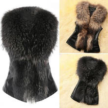 Autumn Winter Coat Women 2021 Faux Fur Coat Casual Slim Sleeveless Furry Faux Fox Fur Vest Winter Jacket Women Casaco Feminino 2024 - buy cheap