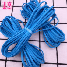 5yards/3 mm Flat Faux Suede Braided Cord Korean Velvet Leather Handmade Thread String Rope For DIY Jewelry Making Supplies #18 2024 - buy cheap