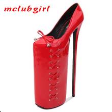 Женские туфли-лодочки Mclubgirl, модные туфли на высоком тонком каблуке 30 см, привлекательные модные туфли-лодочки с красным якорем онлайн 2024 - купить недорого
