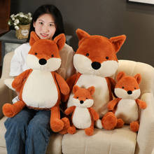 35-90cm simulation Fox Doll Stuffed Animal Plush Toys for Children Girl Boy Kids Cute Dox Gift Soft Cartoon Christmas Presents 2024 - buy cheap